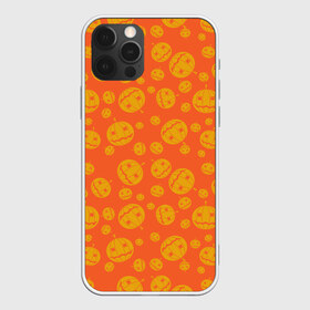 Чехол для iPhone 12 Pro Max с принтом Helloween Pumpkin - Хеллоуин в Белгороде, Силикон |  | helloween | orange | pumpkin | оранжевый | тыквы | хеллоуин
