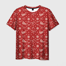 Мужская футболка 3D с принтом Зимний стиль 2021 года в Белгороде, 100% полиэфир | прямой крой, круглый вырез горловины, длина до линии бедер | 