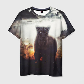 Мужская футболка 3D с принтом Львица в Белгороде, 100% полиэфир | прямой крой, круглый вырез горловины, длина до линии бедер | cat | kitten | kitty | lion | pet | tiger | арт | взгляд | животные | кот | котёнок | коты | котятки | котятушки | кошечки | кошка | кошки | лев | мордочка | тигр