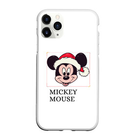 Чехол для iPhone 11 Pro матовый с принтом ВОЛШЕБНЫЙ НОВЫЙ ГОД в Белгороде, Силикон |  | Тематика изображения на принте: mickey mouse | мультик | мышь | новый год | санта