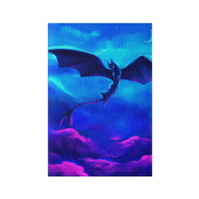 Обложка для паспорта матовая кожа с принтом Беззубик в Белгороде, натуральная матовая кожа | размер 19,3 х 13,7 см; прозрачные пластиковые крепления | dragon | how to train your dragon the hidden world | драконы | икинг | как приручить дракона 3 | персонажи