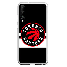 Чехол для Honor P30 с принтом TORONTO RAPTORS в Белгороде, Силикон | Область печати: задняя сторона чехла, без боковых панелей | basketball | canada | logo | nba | raptors | sport | team | toronto | usa | баскетбол | канада | логотип | мяч | нба | полосы | рэпторс | спорт | сша | торонто | черный