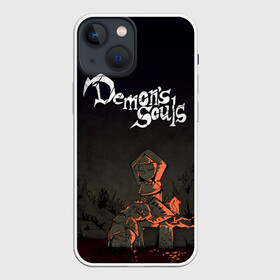 Чехол для iPhone 13 mini с принтом Demons souls в Белгороде,  |  | dark souls | demon souls | demons souls | demons souls remastered | git gud | гит гуд | дарк соулз | демон соулз