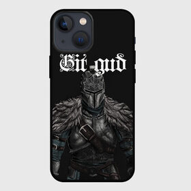 Чехол для iPhone 13 mini с принтом Git gud в Белгороде,  |  | dark souls | demon souls | demons souls | demons souls remastered | git gud | гит гуд | дарк соулз | демон соулз
