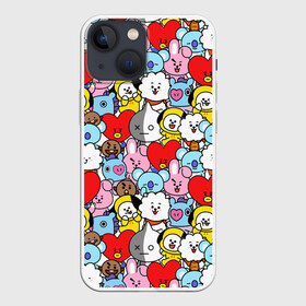 Чехол для iPhone 13 mini с принтом BT21   BTS в Белгороде,  |  | army | bt 21 | bt21 | bts | chimmy | cooky | koya | mang | rj | shooky | tata | van | арджей | бт21 | бтс | ван | коя | куки | манг | тата | чими | шоки