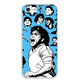 Чехол для iPhone 5/5S матовый с принтом DIEGO MARADONA в Белгороде, Силикон | Область печати: задняя сторона чехла, без боковых панелей | diego armando maradona | football | архентинос хуниорс | барселона | бока хуниорс | бока хуниорс. | диего армандо марадона | диего марадона | наполи | ньюэллс олд бойз | севилья | футбол