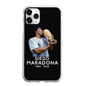 Чехол для iPhone 11 Pro Max матовый с принтом Diego Maradona в Белгороде, Силикон |  | 10 | 1960 | 2020 | argentina | barcelona | diego | football | legend | leo | lionel | maradona | messi | retro | rip | soccer | аргентина | барселона | бога | диего | легенда | лионель | марадона | месси | мяч | ретро | рука | форма | футбол