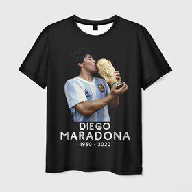 Мужская футболка 3D с принтом Diego Maradona в Белгороде, 100% полиэфир | прямой крой, круглый вырез горловины, длина до линии бедер | Тематика изображения на принте: 10 | 1960 | 2020 | argentina | barcelona | diego | football | legend | leo | lionel | maradona | messi | retro | rip | soccer | аргентина | барселона | бога | диего | легенда | лионель | марадона | месси | мяч | ретро | рука | форма | футбол