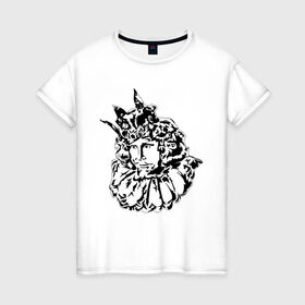 Женская футболка хлопок с принтом Добрый король в Белгороде, 100% хлопок | прямой крой, круглый вырез горловины, длина до линии бедер, слегка спущенное плечо | добрый | золушка | король | советский | эраст гарин