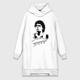 Платье-худи хлопок с принтом Diego Maradona в Белгороде,  |  | 10 | 1960 | 2020 | argentina | barcelona | diego | football | legend | leo | lionel | maradona | messi | retro | rip | soccer | автограф | аргентина | барселона | бога | диего | легенда | лионель | марадона | месси | мяч | ретро | роспись | р