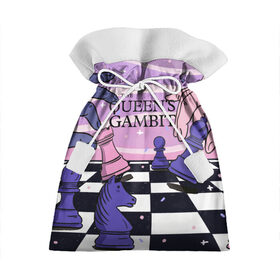 Подарочный 3D мешок с принтом The Queens Gambit в Белгороде, 100% полиэстер | Размер: 29*39 см | beth harmon | chess | queens gambit | the queens gambit | аня тейлор джой | бет хармон | нетфликс | ход королевы | шахматы