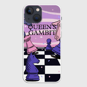 Чехол для iPhone 13 mini с принтом The Queens Gambit в Белгороде,  |  | beth harmon | chess | queens gambit | the queens gambit | аня тейлор джой | бет хармон | нетфликс | ход королевы | шахматы