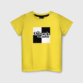 Детская футболка хлопок с принтом Ход королевы / The Que в Белгороде, 100% хлопок | круглый вырез горловины, полуприлегающий силуэт, длина до линии бедер | gambit | the queens 