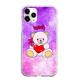 Чехол для iPhone 11 Pro матовый с принтом Lovely bear в Белгороде, Силикон |  | bear | love is | teddy | богиня | валентина | влюбленный | девушке | дочь | жена | игрушка | лучшая | любимая | люблю | мама | марта | медведь | медведь с сердцем | медвежата | мишка тедди | плюшевые | подарок