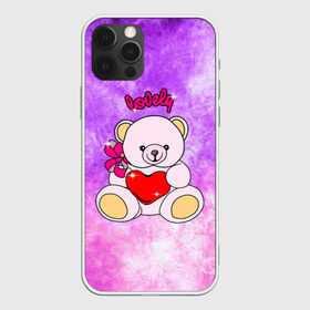 Чехол для iPhone 12 Pro Max с принтом Lovely bear в Белгороде, Силикон |  | bear | love is | teddy | богиня | валентина | влюбленный | девушке | дочь | жена | игрушка | лучшая | любимая | люблю | мама | марта | медведь | медведь с сердцем | медвежата | мишка тедди | плюшевые | подарок