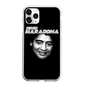Чехол для iPhone 11 Pro матовый с принтом Диего Марадона в Белгороде, Силикон |  | diego | diego armando maradona | maradona | аргентина | диего | король | легенда | марадона | нападающий | полузащитник | футбол | футболист