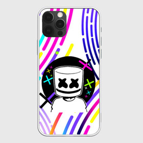 Чехол для iPhone 12 Pro с принтом MARSHMELLO в Белгороде, силикон | область печати: задняя сторона чехла, без боковых панелей | fortnite | game. | marshmello | music | маршмелло | маршмело | музыка | фортнайт