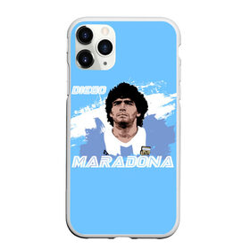 Чехол для iPhone 11 Pro матовый с принтом Диего Марадона в Белгороде, Силикон |  | diego | diego armando maradona | maradona | аргентина | диего | король | легенда | марадона | нападающий | полузащитник | футбол | футболист