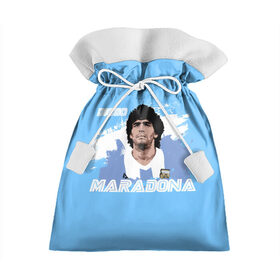 Подарочный 3D мешок с принтом Диего Марадона в Белгороде, 100% полиэстер | Размер: 29*39 см | diego | diego armando maradona | maradona | аргентина | диего | король | легенда | марадона | нападающий | полузащитник | футбол | футболист