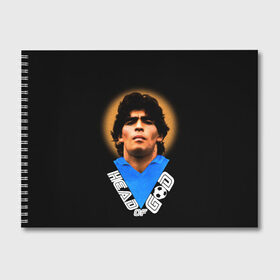 Альбом для рисования с принтом Diego Maradona в Белгороде, 100% бумага
 | матовая бумага, плотность 200 мг. | diego | diego armando maradona | legend | maradona | аргентина | диего | король | легенда | марадона | нападающий | полузащитник | футбол | футболист