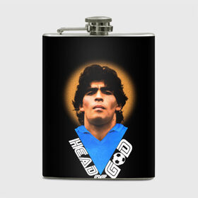 Фляга с принтом Diego Maradona в Белгороде, металлический корпус | емкость 0,22 л, размер 125 х 94 мм. Виниловая наклейка запечатывается полностью | diego | diego armando maradona | legend | maradona | аргентина | диего | король | легенда | марадона | нападающий | полузащитник | футбол | футболист