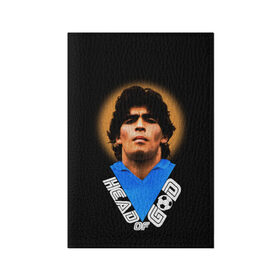 Обложка для паспорта матовая кожа с принтом Diego Maradona в Белгороде, натуральная матовая кожа | размер 19,3 х 13,7 см; прозрачные пластиковые крепления | Тематика изображения на принте: diego | diego armando maradona | legend | maradona | аргентина | диего | король | легенда | марадона | нападающий | полузащитник | футбол | футболист