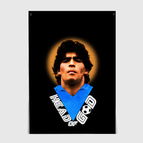 Постер с принтом Diego Maradona в Белгороде, 100% бумага
 | бумага, плотность 150 мг. Матовая, но за счет высокого коэффициента гладкости имеет небольшой блеск и дает на свету блики, но в отличии от глянцевой бумаги не покрыта лаком | diego | diego armando maradona | legend | maradona | аргентина | диего | король | легенда | марадона | нападающий | полузащитник | футбол | футболист
