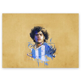 Поздравительная открытка с принтом Марадона в Белгороде, 100% бумага | плотность бумаги 280 г/м2, матовая, на обратной стороне линовка и место для марки
 | 10 номер | diego | football | maradona | maradonna | арегнтина | бога | диего | марадона | марадонна | ретро | рука | сборная аргентины | футбол | футболист