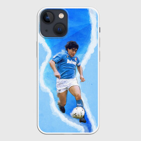 Чехол для iPhone 13 mini с принтом Диего Армандо в Белгороде,  |  | 10 номер | diego | football | maradona | maradonna | арегнтина | бога | диего | марадона | марадонна | ретро | рука | сборная аргентины | футбол | футболист