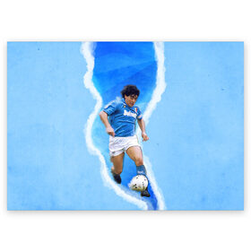 Поздравительная открытка с принтом Диего Армандо в Белгороде, 100% бумага | плотность бумаги 280 г/м2, матовая, на обратной стороне линовка и место для марки
 | 10 номер | diego | football | maradona | maradonna | арегнтина | бога | диего | марадона | марадонна | ретро | рука | сборная аргентины | футбол | футболист