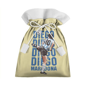 Подарочный 3D мешок с принтом Diego Diego в Белгороде, 100% полиэстер | Размер: 29*39 см | Тематика изображения на принте: 10 номер | diego | football | maradona | maradonna | арегнтина | бога | диего | марадона | марадонна | ретро | рука | сборная аргентины | футбол | футболист