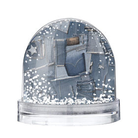 Снежный шар с принтом Jeans life в Белгороде, Пластик | Изображение внутри шара печатается на глянцевой фотобумаге с двух сторон | Тематика изображения на принте: cool | fashion | hype | jeans | texture | vanguard | авангард | круто | мода | текстура | хайп