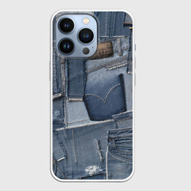 Чехол для iPhone 13 Pro с принтом Jeans life в Белгороде,  |  | Тематика изображения на принте: cool | fashion | hype | jeans | texture | vanguard | авангард | круто | мода | текстура | хайп