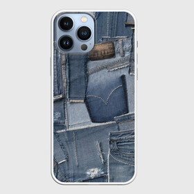 Чехол для iPhone 13 Pro Max с принтом Jeans life в Белгороде,  |  | Тематика изображения на принте: cool | fashion | hype | jeans | texture | vanguard | авангард | круто | мода | текстура | хайп