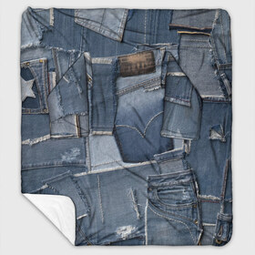 Плед с рукавами с принтом Jeans life в Белгороде, 100% полиэстер | Закругленные углы, все края обработаны. Ткань не мнется и не растягивается. Размер 170*145 | cool | fashion | hype | jeans | texture | vanguard | авангард | круто | мода | текстура | хайп
