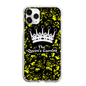 Чехол для iPhone 11 Pro матовый с принтом The Queens Gambit в Белгороде, Силикон |  | chess | crown | inscription the queens gambit | queen | the queens gambit | королева | корона | надпись the queens gambit | принт the queens gambit | принт ход королевы | сериал the queens gambit | сериал ход королевы | ход королевы | шахмоты