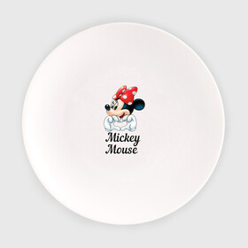 Тарелка с принтом Mickey Mouse СКАЗОЧНАЯ МИШЬ в Белгороде, фарфор | диаметр - 210 мм
диаметр для нанесения принта - 120 мм | mickey mouse | мишь | сказка | чудеса