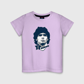 Детская футболка хлопок с принтом Diego 10 в Белгороде, 100% хлопок | круглый вырез горловины, полуприлегающий силуэт, длина до линии бедер | 10 | el diego | legend | maradona | аргентина | легенда | марадона | форма