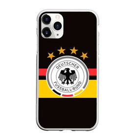 Чехол для iPhone 11 Pro матовый с принтом СБОРНАЯ ГЕРМАНИИ в Белгороде, Силикон |  | flag | football | germany | logo | sport | team | германия | логотип | сборная | спорт | флаг | футбол