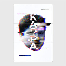 Магнитный плакат 2Х3 с принтом Каппа глитч в Белгороде, Полимерный материал с магнитным слоем | 6 деталей размером 9*9 см | kappa | twich | глитч | смайлик | твич