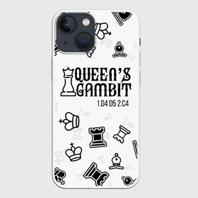 Чехол для iPhone 13 mini с принтом ХОД КОРОЛЕВЫ в Белгороде,  |  | chess | netflix | the queens gambit | бет хармон | нетфликс | ход королевы | шахматистка. | шахматы