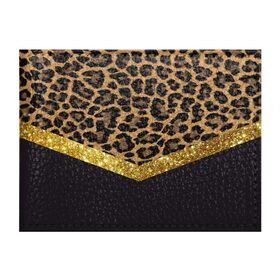 Обложка для студенческого билета с принтом Леопардовый принт в Белгороде, натуральная кожа | Размер: 11*8 см; Печать на всей внешней стороне | success | swagg | блеск | блестки | животнй принт | золотистый | золото | золотой | леопард | леопардовый принт | понты | тигровый