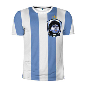 Мужская футболка 3D спортивная с принтом Диего Армандо Марадона D10S в Белгороде, 100% полиэстер с улучшенными характеристиками | приталенный силуэт, круглая горловина, широкие плечи, сужается к линии бедра | Тематика изображения на принте: d10s | maradona | аргентина | армандо | барселона | бога | джерси | диего | легенда | марадон | марадона | марадоны | рука | форма