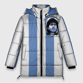 Женская зимняя куртка 3D с принтом Диего Армандо Марадона D10S в Белгороде, верх — 100% полиэстер; подкладка — 100% полиэстер; утеплитель — 100% полиэстер | длина ниже бедра, силуэт Оверсайз. Есть воротник-стойка, отстегивающийся капюшон и ветрозащитная планка. 

Боковые карманы с листочкой на кнопках и внутренний карман на молнии | d10s | maradona | аргентина | армандо | барселона | бога | джерси | диего | легенда | марадон | марадона | марадоны | рука | форма