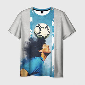 Мужская футболка 3D с принтом Diego в Белгороде, 100% полиэфир | прямой крой, круглый вырез горловины, длина до линии бедер | 10 номер | diego | football | maradona | maradonna | арегнтина | бога | диего | марадона | марадонна | ретро | рука | сборная аргентины | футбол | футболист
