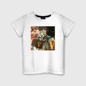 Детская футболка хлопок с принтом Playboi Carti PHOTO в Белгороде, 100% хлопок | круглый вырез горловины, полуприлегающий силуэт, длина до линии бедер | Тематика изображения на принте: fashion | hip hop | photo | rap | text | top
