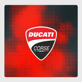 Магнитный плакат 3Х3 с принтом Ducati Corse (Z) в Белгороде, Полимерный материал с магнитным слоем | 9 деталей размером 9*9 см | audi | audi ag | corse | ducati | ducati corse | ducati motor holding | hypermotard | multistrada | panigale | scrambler | streetfighter | supersport | дукати | массимо борди | мото | фабио тальони