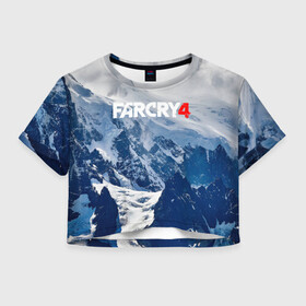 Женская футболка Crop-top 3D с принтом FARCRY 4 (S) в Белгороде, 100% полиэстер | круглая горловина, длина футболки до линии талии, рукава с отворотами | far cry | far cry 5 | farcry | fc 5 | fc5 | фар край | фар край 5