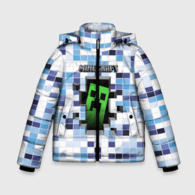 Зимняя куртка для мальчиков 3D с принтом Minecraft (S) в Белгороде, ткань верха — 100% полиэстер; подклад — 100% полиэстер, утеплитель — 100% полиэстер | длина ниже бедра, удлиненная спинка, воротник стойка и отстегивающийся капюшон. Есть боковые карманы с листочкой на кнопках, утяжки по низу изделия и внутренний карман на молнии. 

Предусмотрены светоотражающий принт на спинке, радужный светоотражающий элемент на пуллере молнии и на резинке для утяжки | craft | creeper | earth | logo | mine | minecraft | mobile | online | земля | игра | крипер | лого | майкрафт | майнкрафт | онлайн | подземелье