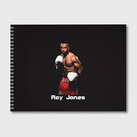 Альбом для рисования с принтом Roy Jones в Белгороде, 100% бумага
 | матовая бумага, плотность 200 мг. | boxer | boxing | great boxer | roy jones | roy jones lettering | roy jones print | бокс | боксер | великий боксер | надпись roy jones | принт roy jones | рой джонс